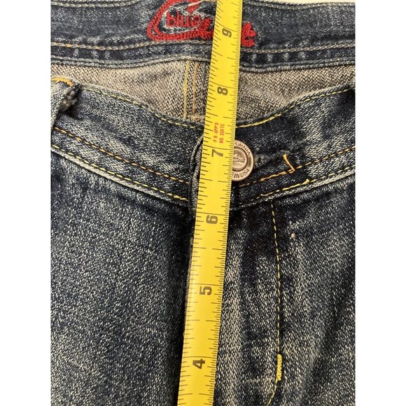 NEW Y2K VINTAGE BLUE CULT LOW RISE WEEKENDER FLARE BOOTCUT JEANS SIZE 28 - Picture 10 of 10